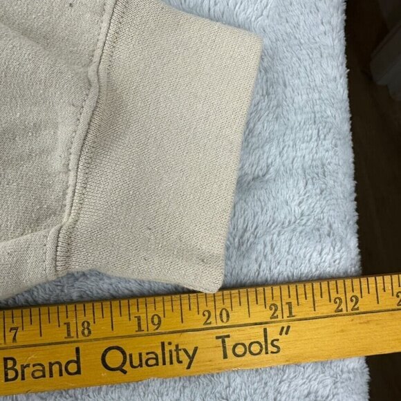 Nike Rework Beige / Grey Sweater Men's Size Medium (Fits like a size S) - Picture 7 of 11